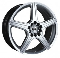 Wheels GR T195 R15 W6.5 PCD4x100 ET35 DIA73.1 Silver