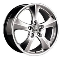 Wheels GR T284 R16 W7 PCD5x100 ET40 DIA73.1 Silver