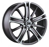 Wheels GR T316 R17 W7 PCD5x100 ET45 DIA73.1 Silver