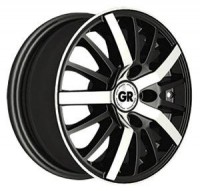 Wheels GR T353 R15 W6.5 PCD5x114.3 ET45 DIA73.1 Silver+Black