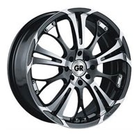 Wheels GR W876 R17 W7 PCD4x100 ET32 DIA73.1 Black