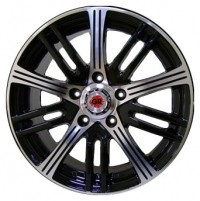 Wheels GR Y294 R14 W5.5 PCD4x98 ET38 DIA58.6 Silver+Black