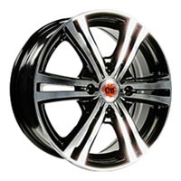 Wheels GR Y468 R15 W6 PCD4x100 ET45 DIA63.3 Silver+Black