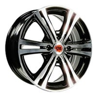 Wheels GR Y468 R15 W6 PCD4x114.3 ET44 DIA63.3 Silver+Black