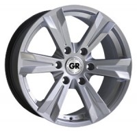 Wheels GR Z001 R16 W6.5 PCD5x139.7 ET40 DIA98.5 Silver