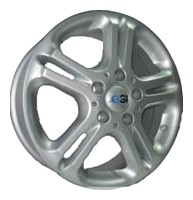 Wheels GSI 09591 R16 W6.5 PCD5x114.3 ET53 DIA67.1 Silver
