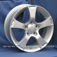 Wheels Hi-Tech MKF 966 R16 W6.5 PCD5x114.3 ET50 DIA67.1 Silver