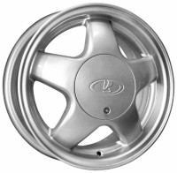 Wheels K&K 5-Spoke R14 W6 PCD4x98 ET35 DIA67.1 Silver