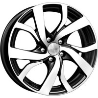 Wheels K&K Palermo R16 W6.5 PCD5x105 ET39 DIA56.6 Diamond Black