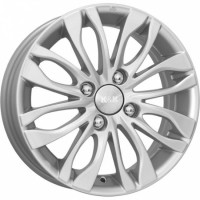 Wheels K&K Kanzashi R14 W5.5 PCD4x98 ET35 DIA58.5 platinum black