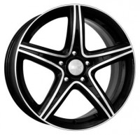 Wheels K&K Barracuda R17 W7.5 PCD5x110 ET30 DIA65.1 Diamond Black