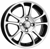 Wheels K&K Cascade R14 W5.5 PCD4x114.3 ET35 DIA67.1 platinum black