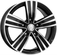 Wheels K&K da Vinci R16 W7 PCD5x108 ET48 DIA63.3 platinum black