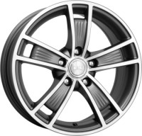 Wheels K&K Dixon R16 W7 PCD5x120 ET20 DIA74.1 Diamond Graphite