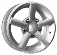 Wheels K&K Titan R16 W6.5 PCD5x139.7 ET40 DIA98 Silver