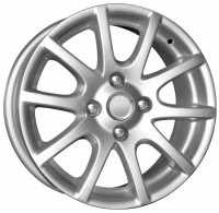 Wheels K&K Almera R16 W7 PCD4x114.3 ET40 DIA66.1 Silver