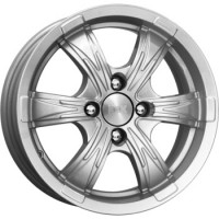 Wheels K&K Blade R14 W5.5 PCD4x108 ET18 DIA65.1 platinum black