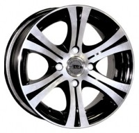 Wheels K&K Emir R13 W5.5 PCD4x98 ET18 DIA58.5 platinum black