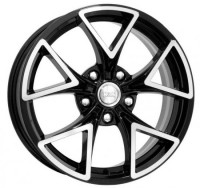 Wheels K&K Sochi R15 W6 PCD5x100 ET43 DIA67.1 Diamond Black