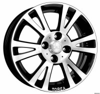 Wheels K&K Torah R14 W5.5 PCD4x98 ET35 DIA58.5 Diamond Black