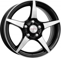 Wheels K&K R1 R16 W6.5 PCD5x105 ET40 DIA56.6 Diamond Black