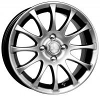 Wheels K&K Halo R14 W6 PCD4x108 ET35 DIA67.1 platinum black