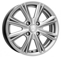 Wheels K&K Attika R15 W6 PCD4x108 ET45 DIA67.1 platinum black