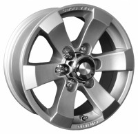 Wheels K&K Putoran R16 W7 PCD6x139.7 ET15 DIA107.6 platinum black