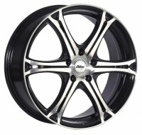 Wheels Kosei Beta R15 W6.5 PCD4x100 ET38 DIA73 Silver+Black