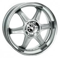 Wheels Kosei Hexa R15 W6.5 PCD4x100 ET35 DIA73 Silver