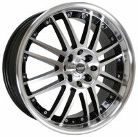 Wheels Kyowa KR635 R16 W7 PCD4x100 ET40 DIA73.1 Silver+Black