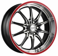 Wheels Kyowa KR656A R17 W7.5 PCD4x100 ET40 DIA73.1 Silver+Black