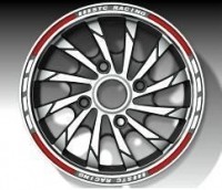 Wheels Lawu YL-843 R13 W5.5 PCD4x100 ET25 DIA67.1 RLBP