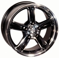 Wheels League 200 R16 W7 PCD5x114.3 ET40 DIA73.1 FMBK