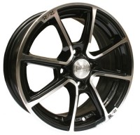 Wheels League 264 R14 W6 PCD4x100 ET38 DIA73.1 FMBK