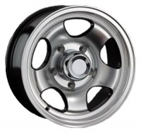 Wheels LS Wheels A506 R15 W7 PCD5x139.7 ET-7 DIA110 Silver+Black