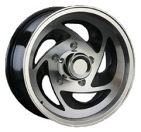 Wheels LS Wheels A507 R15 W7 PCD5x139.7 ET-6 DIA110 Silver+Black