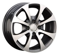 Wheels LS Wheels BY503 R13 W5.5 PCD4x98 ET35 DIA58.5 Silver+Black