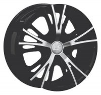 Wheels LS Wheels BY701 R15 W6.5 PCD4x100 ET42 DIA73.1 Silver+Black
