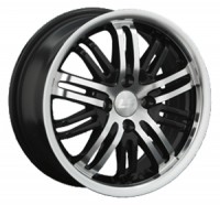 Wheels LS Wheels CW605 R15 W6.5 PCD4x100 ET42 DIA73.1 Silver+Black