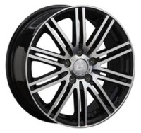 Wheels LS Wheels CW835 R15 W6.5 PCD4x108 ET53 DIA63.3 Silver+Black