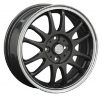 Wheels LS Wheels CW855 R15 W6 PCD5x108 ET53 DIA63.3 Silver+Black