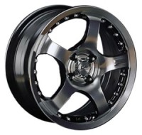 Wheels LS Wheels K208 R15 W6.5 PCD4x108 ET40 DIA73.1 Black