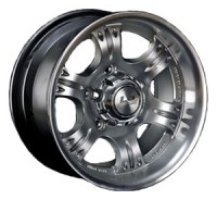 Wheels LS Wheels K216 R15 W8 PCD6x139.7 ET0 DIA110 Silver