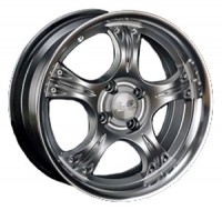 Wheels LS Wheels K217 R15 W6.5 PCD4x108 ET40 DIA73.1 Silver