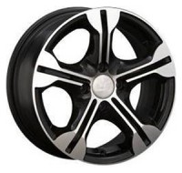 Wheels LS Wheels LS103 R13 W5.5 PCD4x98 ET35 DIA58.5 Silver+Black