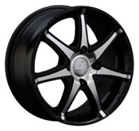 Wheels LS Wheels LS104 R13 W5.5 PCD4x100 ET40 DIA73.1 Silver+Black