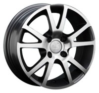 Wheels LS Wheels LS105 R14 W6 PCD4x100 ET40 DIA73.1 Silver+Black