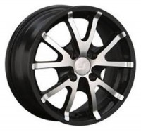 Wheels LS Wheels LS106 R13 W5.5 PCD4x100 ET40 DIA73.1 Silver+Black