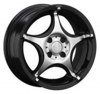 Wheels LS Wheels LS107 R15 W6.5 PCD4x100 ET42 DIA73.1 Silver+Black